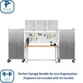 thumbnail image 2 of Seville Classics UltraHD® 6-Piece Steel Garage Cabinet Storage Set With Height Adjustable Workbench, 12 Feet Wide, 2 of 16