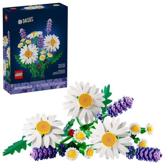LEGO Botanicals Daisies Building Toy for Kids, 133 pc.