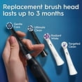thumbnail image 7 of Oral-B iO Series 2 Electric Toothbrush, Pure White & Night Black, 2pk., 3 Brush Heads, 7 of 8