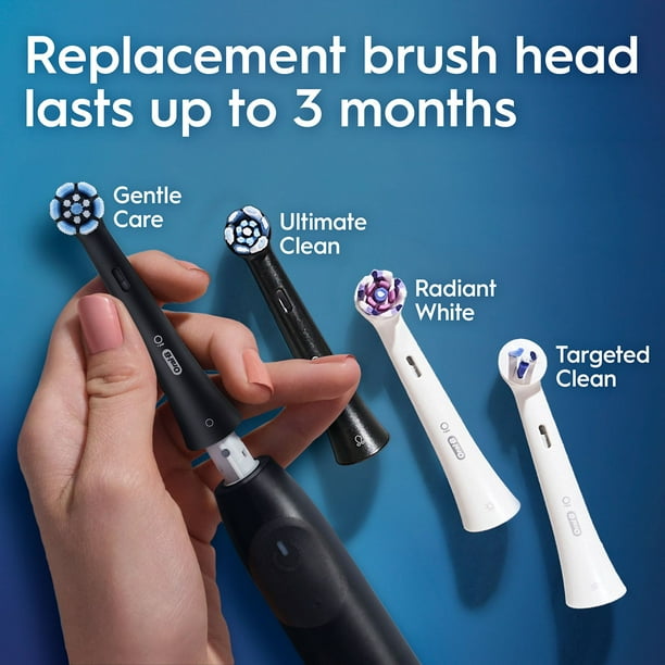 Oral-B iO Series 2 Electric Toothbrush, Pure White & Night Black