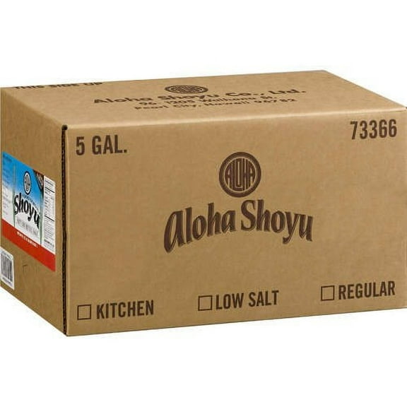 Aloha Shoyu Kitchen Soy Sauce, 5 gal.