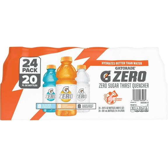 Gatorade Zero Sugar Thirst Quencher Variety Pack, 20 fl. oz., 24 pk.
