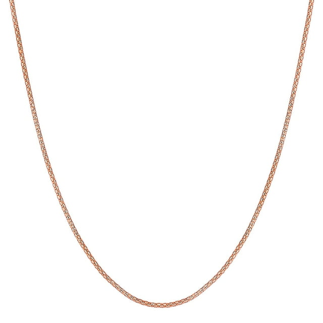 Adjustable Popcorn Chain Necklace in 14K Gold, 1.1mm