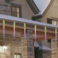 thumbnail interactive-video image 1 of Member's Mark 6ct Color-Changing Jumbo Icicle LED Lights, 9' Lighted Length, 1 of 5