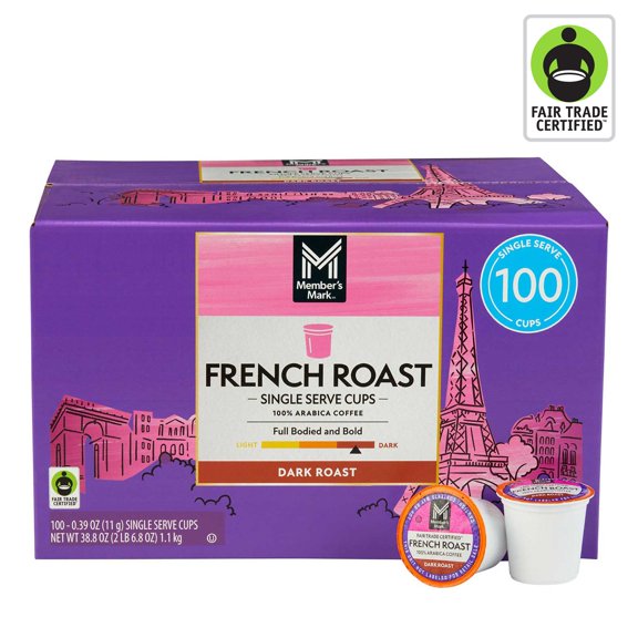 Member's Mark French Roast Coffee Pods, 100 ct.