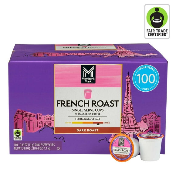 Member's Mark French Roast Coffee Pods, 100 ct.