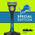 thumbnail image 4 of Gillette Labs NFL Detroit Lions Men's Razor, Handle + 8 Cartridges, 4 of 10