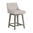 thumbnail image 11 of HH2 Home Upholstered Tapered Back Wood Adjustable Height Swivel Bar Stool, 11 of 19
