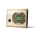 thumbnail image 1 of YouTheFan Notre Dame Fighting Irish 17"x13" 3D 5 Layer Stadium View Wall Art, 1 of 5