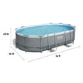 thumbnail image 4 of Bestway Power Steel Above Ground Pool Set, L 16' x W 10' x H 42", 4 of 13
