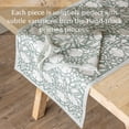 thumbnail image 3 of Over&Back 100% Cotton Hand-Blocked Printed Table Runner, Floral, 3 of 8