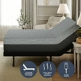 thumbnail image 3 of GhostBed DuoCoil 13" Medium Plush Hybrid Mattress and Adjustable Base Set, 3 of 8