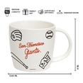 thumbnail image 4 of Logo Brands San Francisco Giants 18oz Playmaker Mug Bundle, 4 of 5