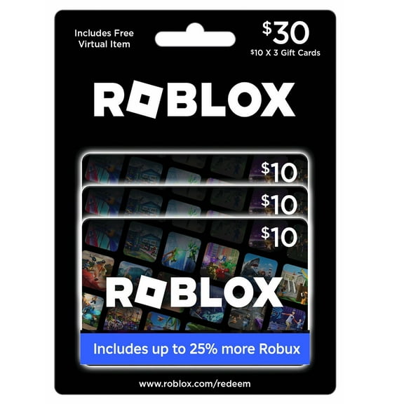 Roblox Gift Card, Various Amounts