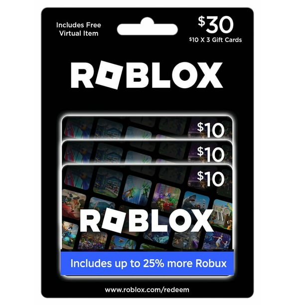 Roblox Gift Card, Various Amounts