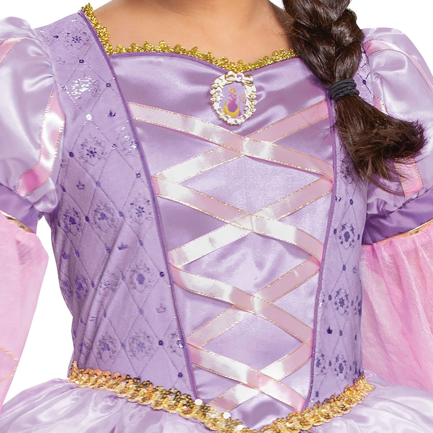 open lace back dress Velvety Soft Once Upon A Tower Princess Size 3-4 main image 0