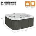 thumbnail image 6 of Lifesmart LS600DX 7-Person 65-Jet 230v Spa with 14-Jet Nozzle Turbo Blaster, 6 of 10