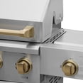 thumbnail image 7 of Gordon Ramsay Collections THOR Kitchen Outdoor Stainless Steel 6-Burner Gas Grill w/ Cover, 7 of 12