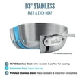 thumbnail image 3 of All-Clad D3 Stainless 3-Ply Bonded 8-Piece Cookware Set, 3 of 7