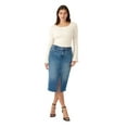 thumbnail image 1 of Edited by Hunter McGrady Women's Denim Midi Skirt, 1 of 11