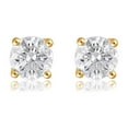 thumbnail image 1 of Lab Created Round Cut Diamond Stud Earrings, 1 of 5