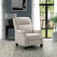 thumbnail image 1 of Calvin Fabric Pushback Reclining Armchair, 1 of 10
