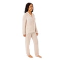 thumbnail image 2 of Dreammark Women's 2-Piece Notch Collar Pajama Set, 2 of 12