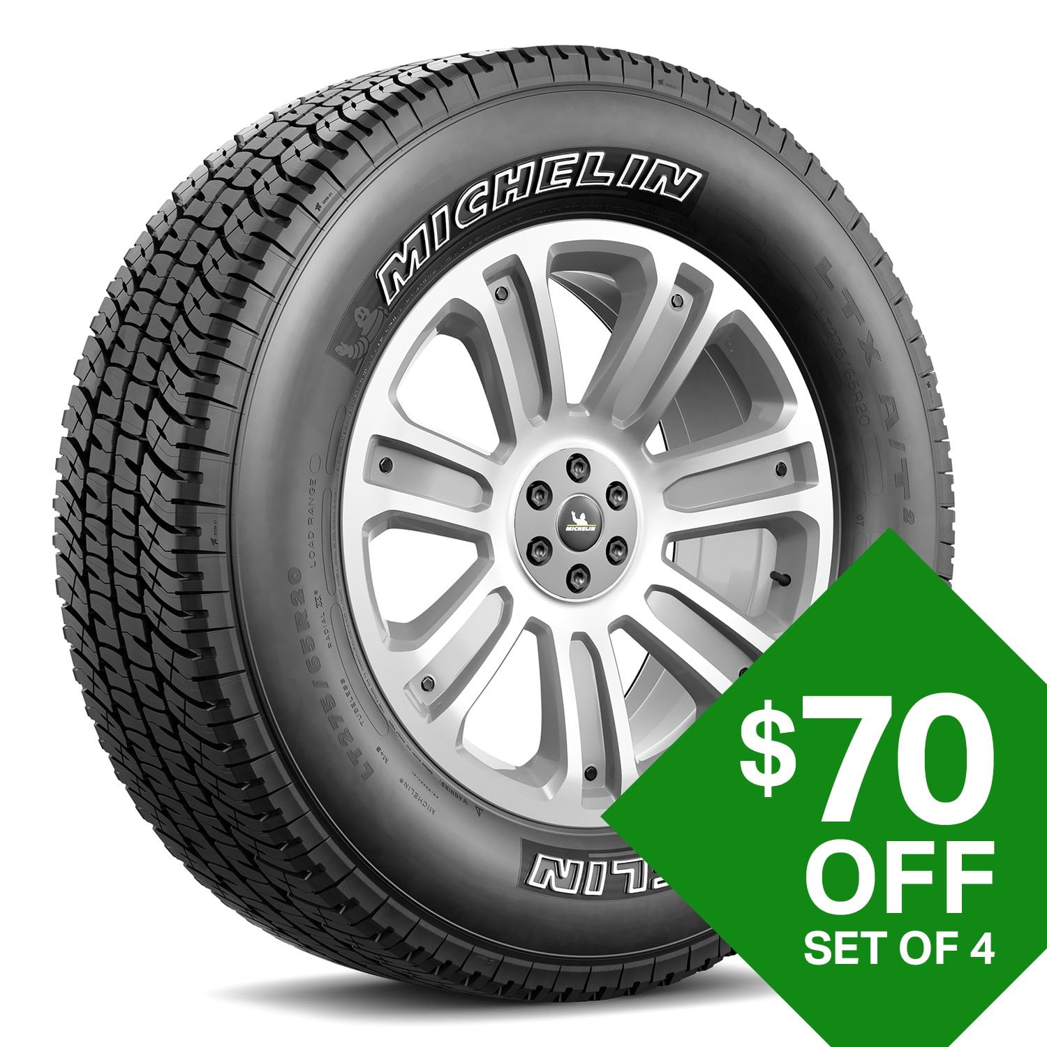 Michelin LTX A/T2 - LT275/70R18/E 125R Tire - Samsclub.com