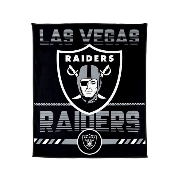 Logo Brands Las Vegas Raiders 60"x70" Super Plush Blanket