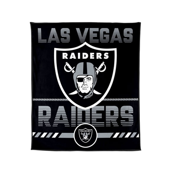 Logo Brands Las Vegas Raiders 60"x70" Super Plush Blanket