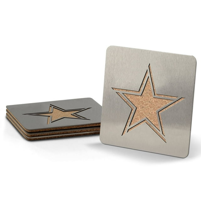 YouTheFan NFL 4 pk. Coasters, Assorted Teams
