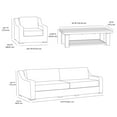 thumbnail image 8 of Member's Mark Colton XL Deep Seating Set with Sunbrella Fabric, 4pc, 8 of 9
