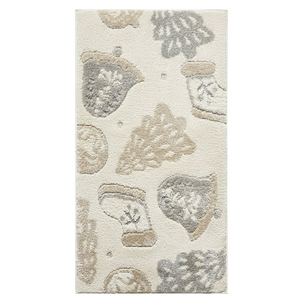 Frosty Bells Winter Whispers Holiday Area Rug, Assorted Sizes