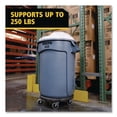 thumbnail image 8 of Rubbermaid Commercial Brute Round Twist On/Off Trash Can Dolly, 250 lb. capacity (Black), 8 of 8