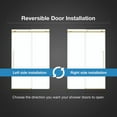 thumbnail image 3 of OVE Decors Selby 45-1/16 - 48"W x 74"H  Frameless Sliding Shower Door with Clear Glass, 3 of 9