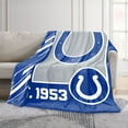 thumbnail image 2 of Logo Brands Indianapolis Colts 60"x70" Super Plush Blanket, 2 of 6