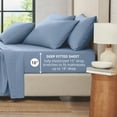 thumbnail image 8 of London Fog 6-Piece Ultra-Soft Microfiber Sheet Set, Assorted Sizes, 8 of 10