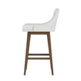 thumbnail image 10 of HH2 Home Upholstered Tapered Back Wood Adjustable Height Swivel Bar Stool, 10 of 13