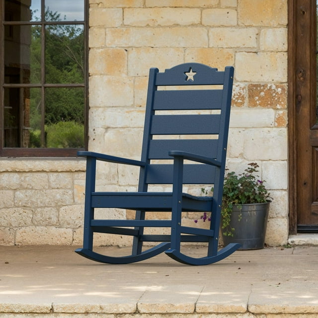 POLYWOOD Texas Star Rocking Chair