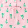 thumbnail image 6 of DreamMark Women's 2-Piece Holiday Notch Collar Pajama Set, 6 of 12