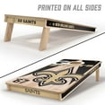 thumbnail image 2 of YouTheFan New Orleans Saints 2'x4' Cornhole Board Set, 2 of 6