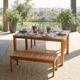 thumbnail image 4 of Cambridge Casual Sonoma Teak Outdoor Dining Patio Set, 3pc, 4 of 13