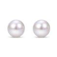 thumbnail image 2 of White Cultured Freshwater Pearl Stud Earrings, 2 of 3