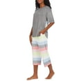 thumbnail image 2 of DKNY Ladies Capri PJ Set, 2 of 6
