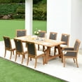 thumbnail image 1 of Member's Mark Sunbrella 9-Piece Teak Dining Set, 1 of 1