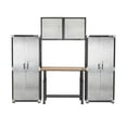 thumbnail image 1 of Seville Classics UltraHD 5-Piece Storage Cabinet System with Height Adjustable Workbench, 9' Wide, 1 of 16