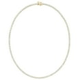 thumbnail image 3 of Lab Grown Diamond Tennis Necklace in 14K Gold, 3 of 6