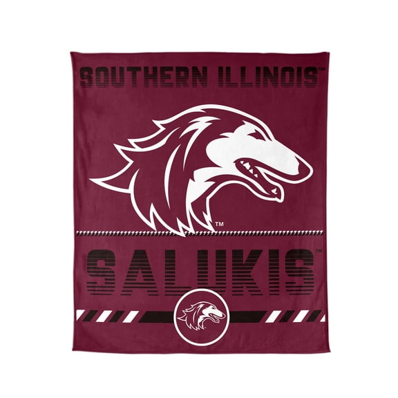 Logo Brands Southern Illinois Salukis 60"x70" Super Plush Blanket