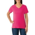 thumbnail image 1 of Member's Mark Women's Short Sleeve V-Neck Tee, 1 of 5