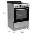 thumbnail image 2 of Kenmore 24-In. Front-Control Electric Range, 2.68 Cu. Ft. Oven, 4 Elements, Storage Drawer, 2 of 23
